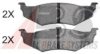 A.B.S. 38641 OE Brake Pad Set, disc brake